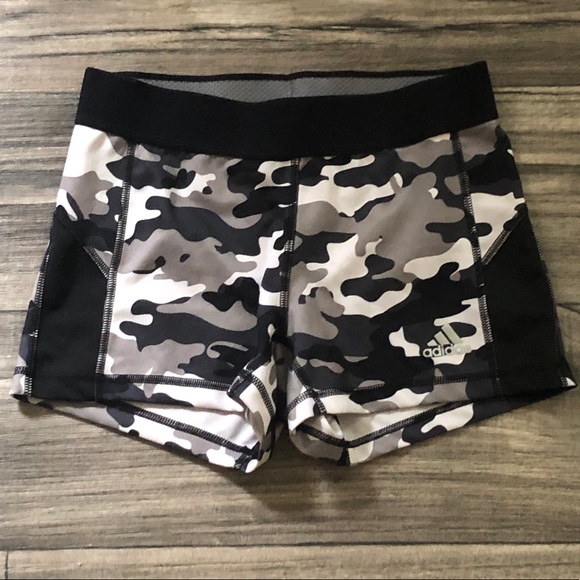 adidas Pants - Adidas Techfit Climalite Camo Shorts Size Small